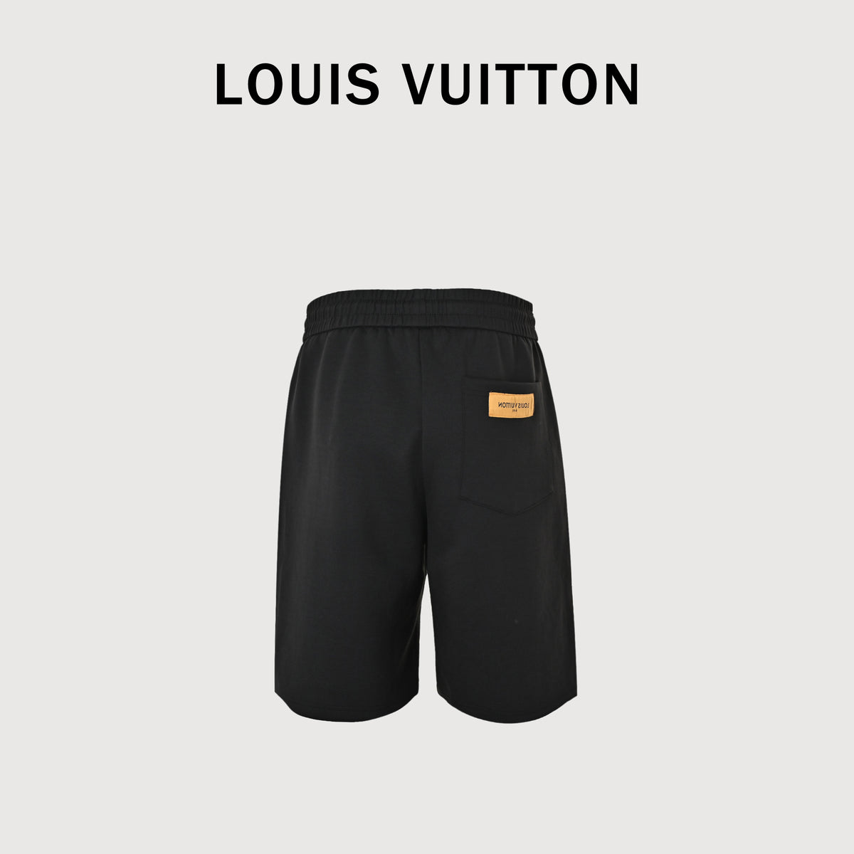 Louis Vuitton Wave Pattern Monogram Embroidered Logo Shorts