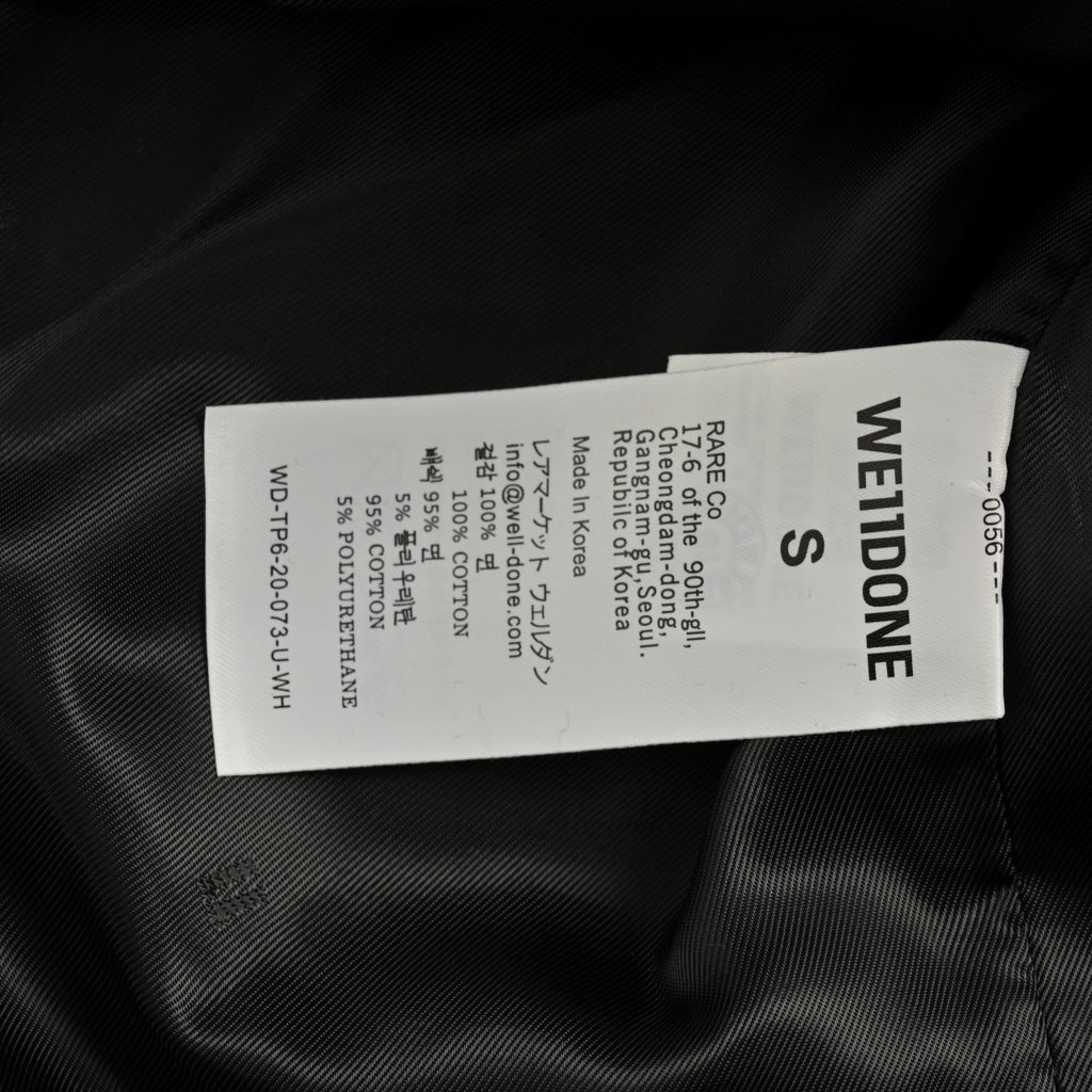 WE11DONE Pink Plaid Wool Overshirt Jacket