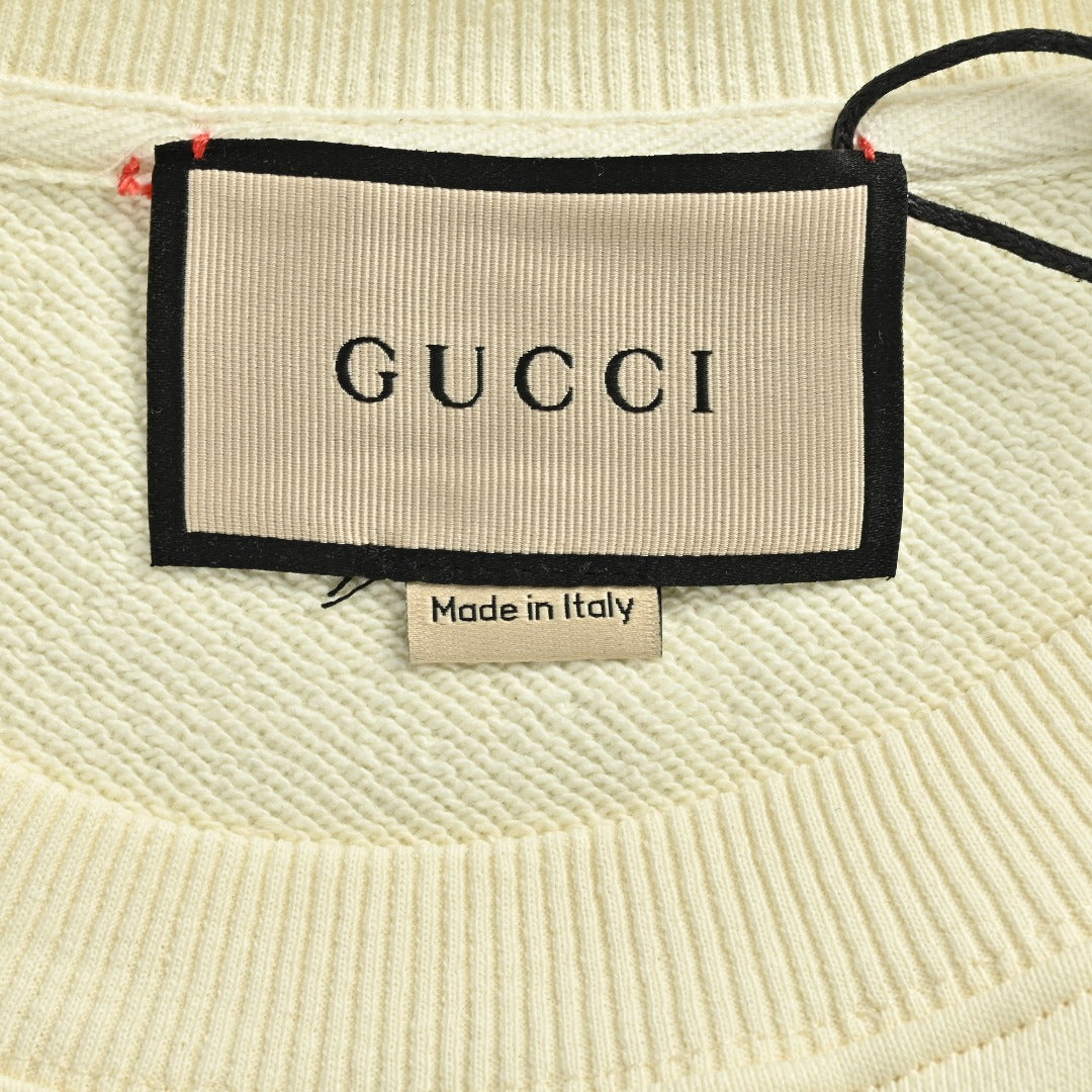 Gucci Whimsical Cartoon Cat Gang Series Crewneck Sweatshirt