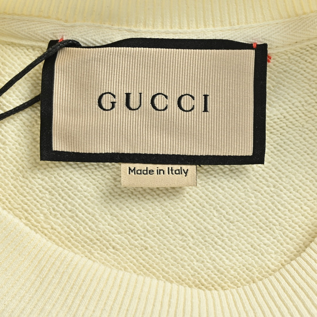 Gucci Whimsical Cartoon Six Cats Portrait Series Crewneck Sweatshirt
