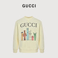 Gucci Whimsical Cartoon Monster Squad Series Crewneck Sweatshirt