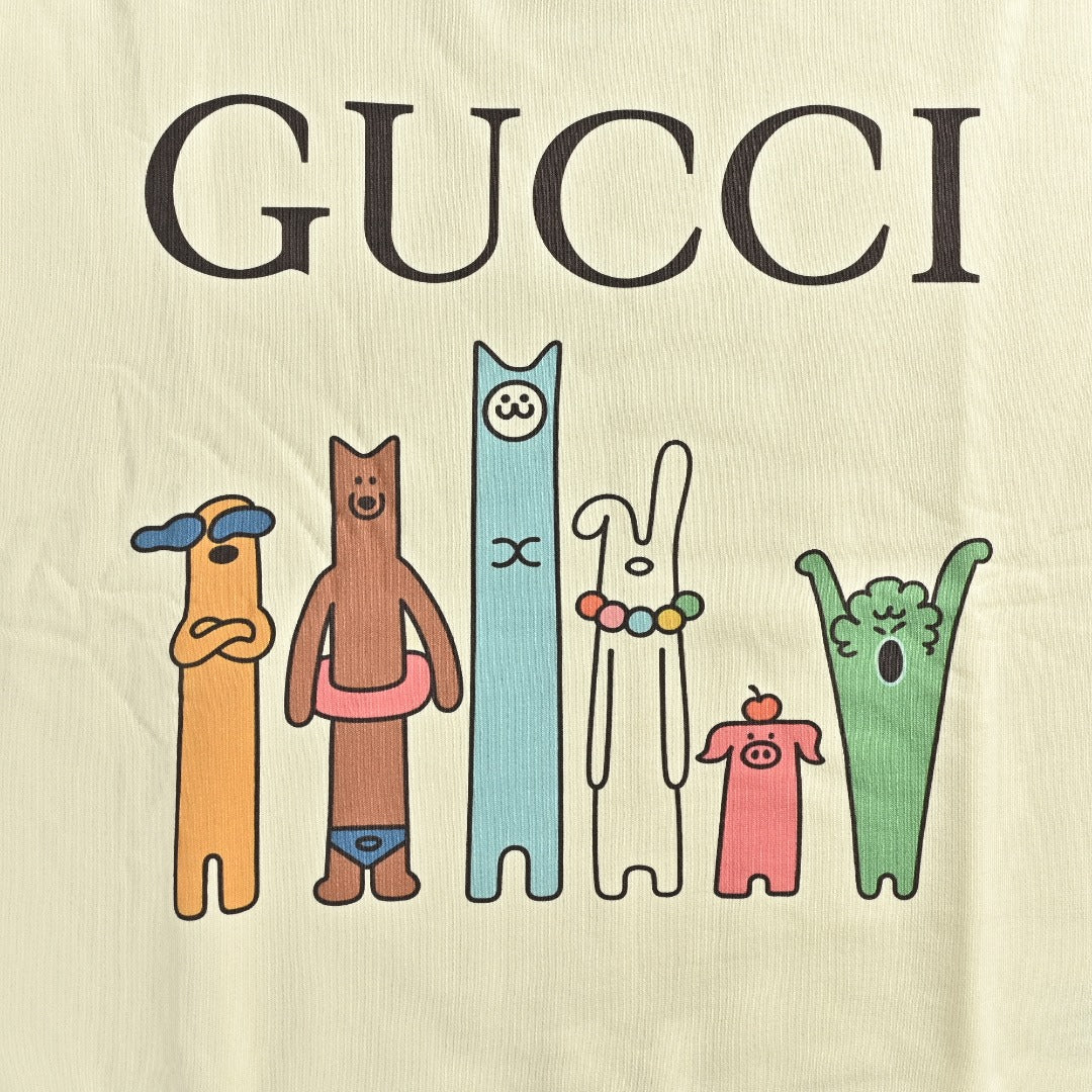 Gucci Whimsical Cartoon Monster Squad Series Crewneck Sweatshirt