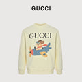 Gucci Whimsical Cartoon Aviator Dog Series Crewneck Sweatshirt