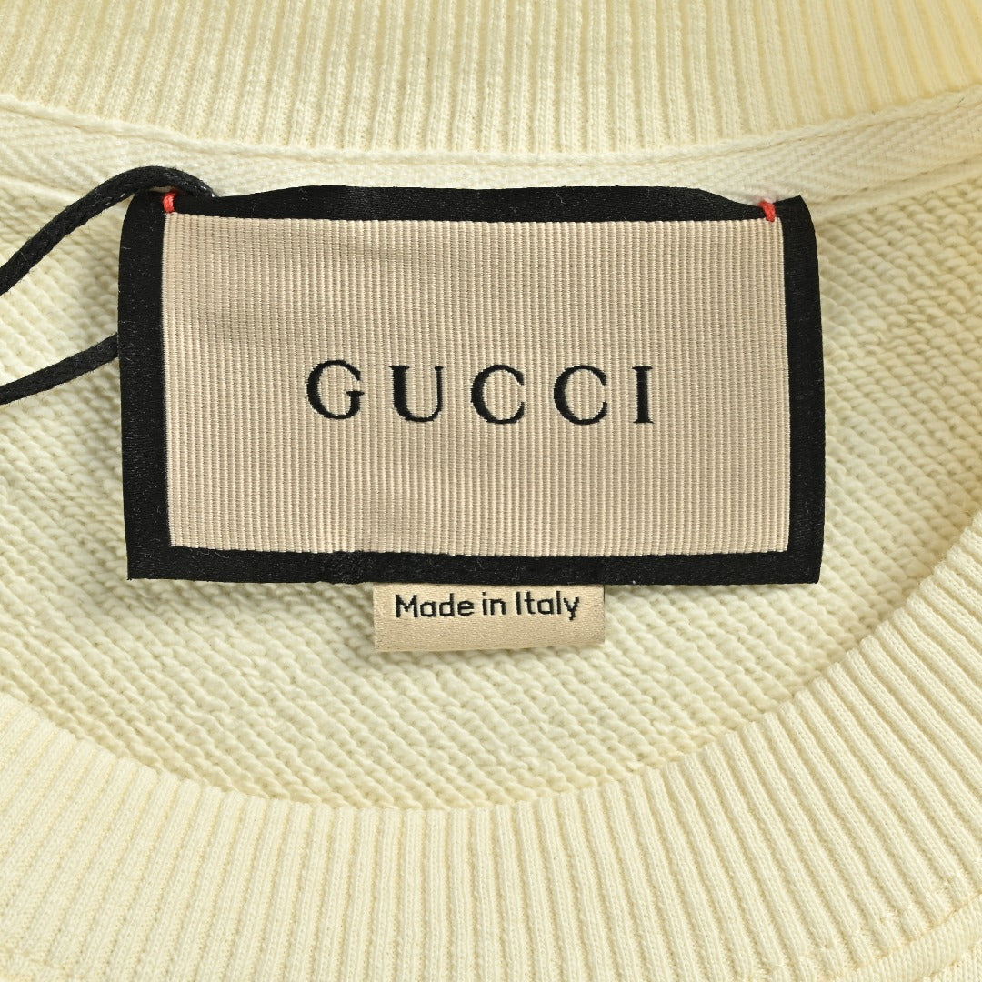 Gucci Whimsical Cartoon Crocodile City Series Crewneck Sweatshirt