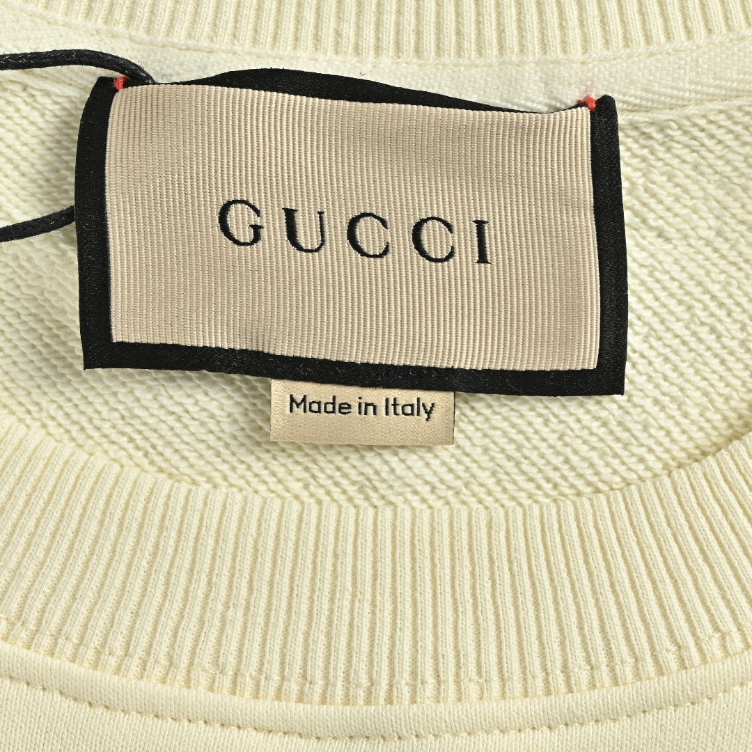 Gucci Whimsical Cartoon Glamour Dog Series Crewneck Sweatshirt