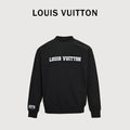 Louis Vuitton LV 25FW Cuff 1878 Crewneck Sweatshirt - Black