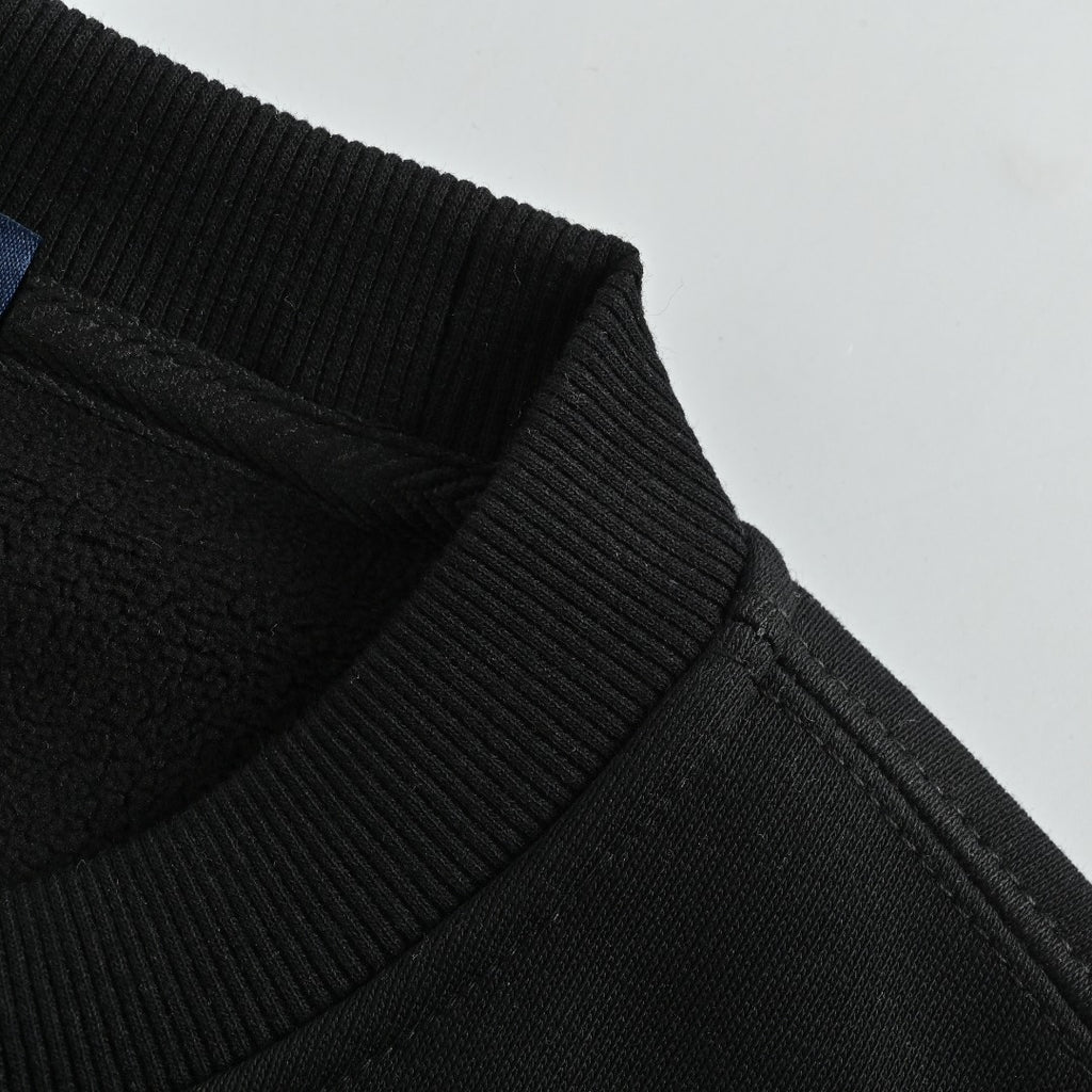 Louis Vuitton LV 25FW Cuff 1878 Crewneck Sweatshirt - Black