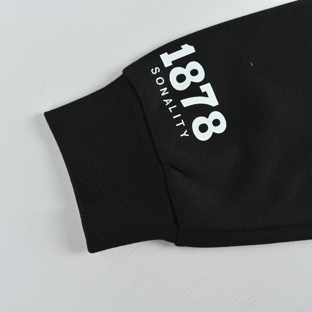 Louis Vuitton LV 25FW Cuff 1878 Crewneck Sweatshirt - Black