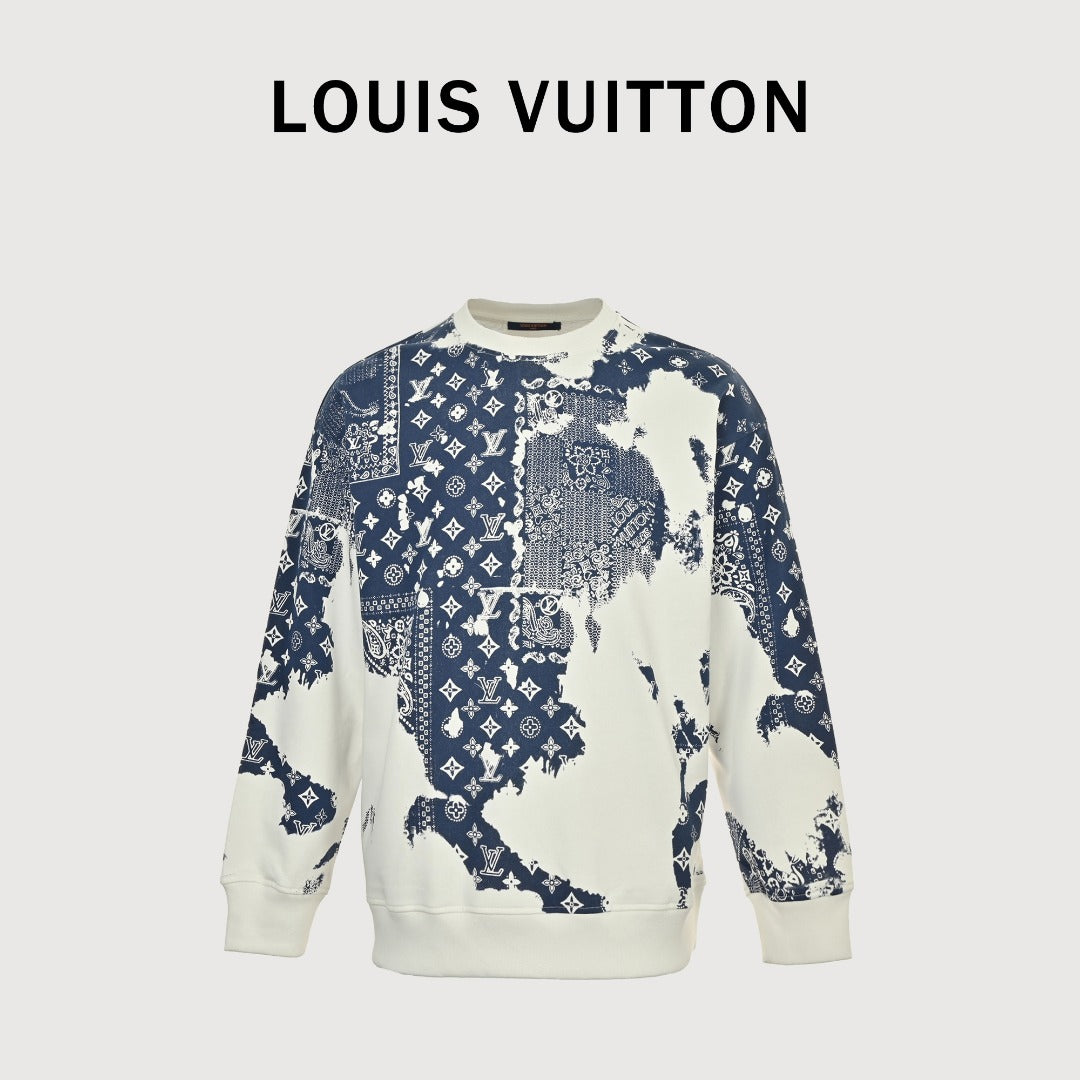 Louis Vuitton 25FW Paisley Monogram Crewneck Sweatshirt