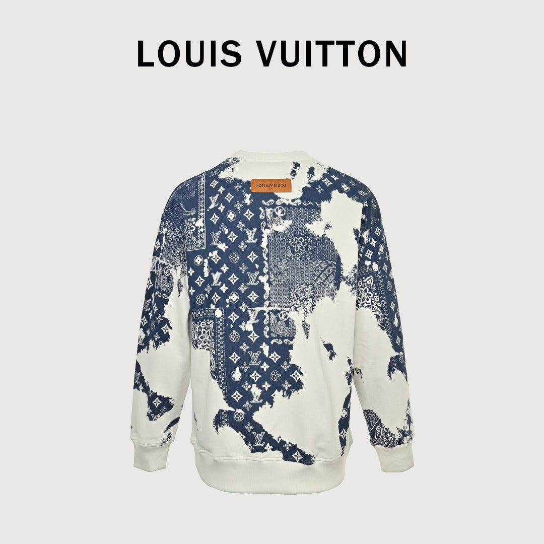 Louis Vuitton 25FW Paisley Monogram Crewneck Sweatshirt