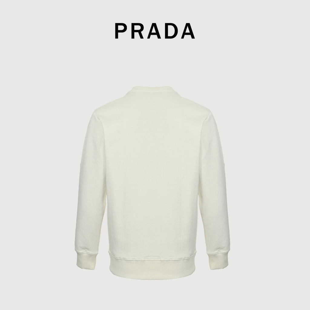 Prada Backpack Pocket Crewneck Sweatshirt