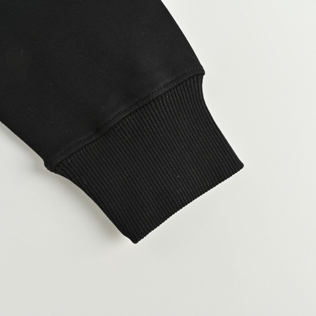 Prada Backpack Pocket Crewneck Sweatshirt Black