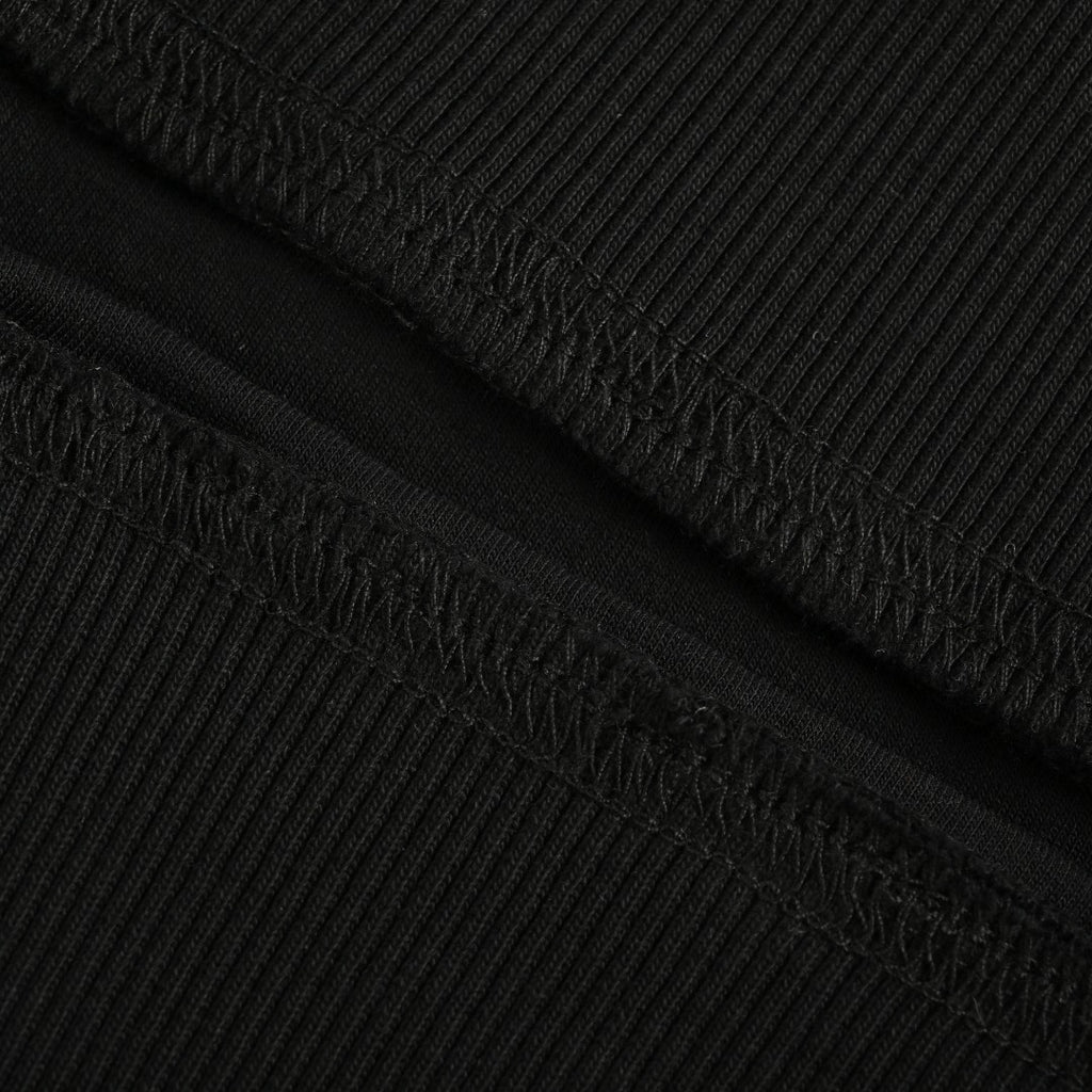 Prada Backpack Pocket Crewneck Sweatshirt Black
