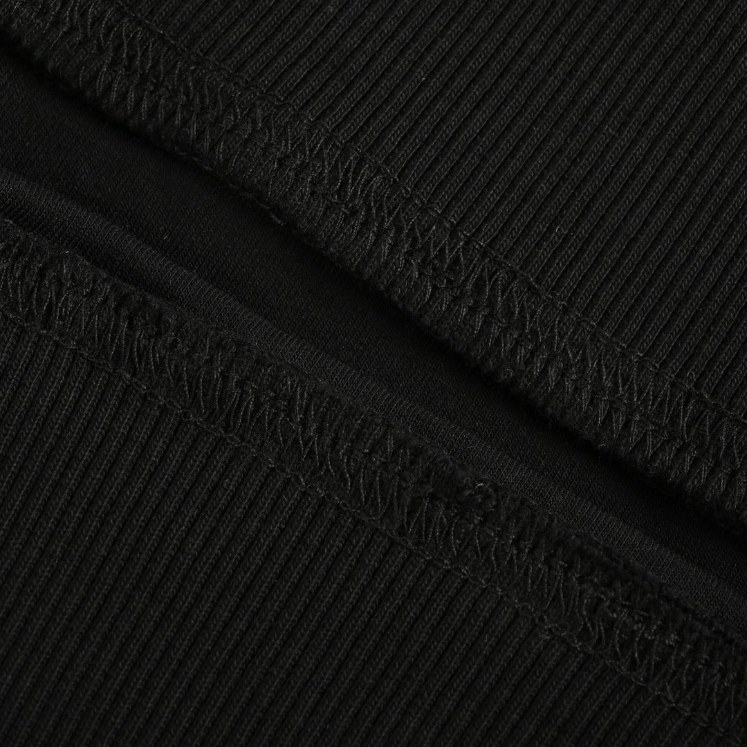 Prada Backpack Pocket Crewneck Sweatshirt Black