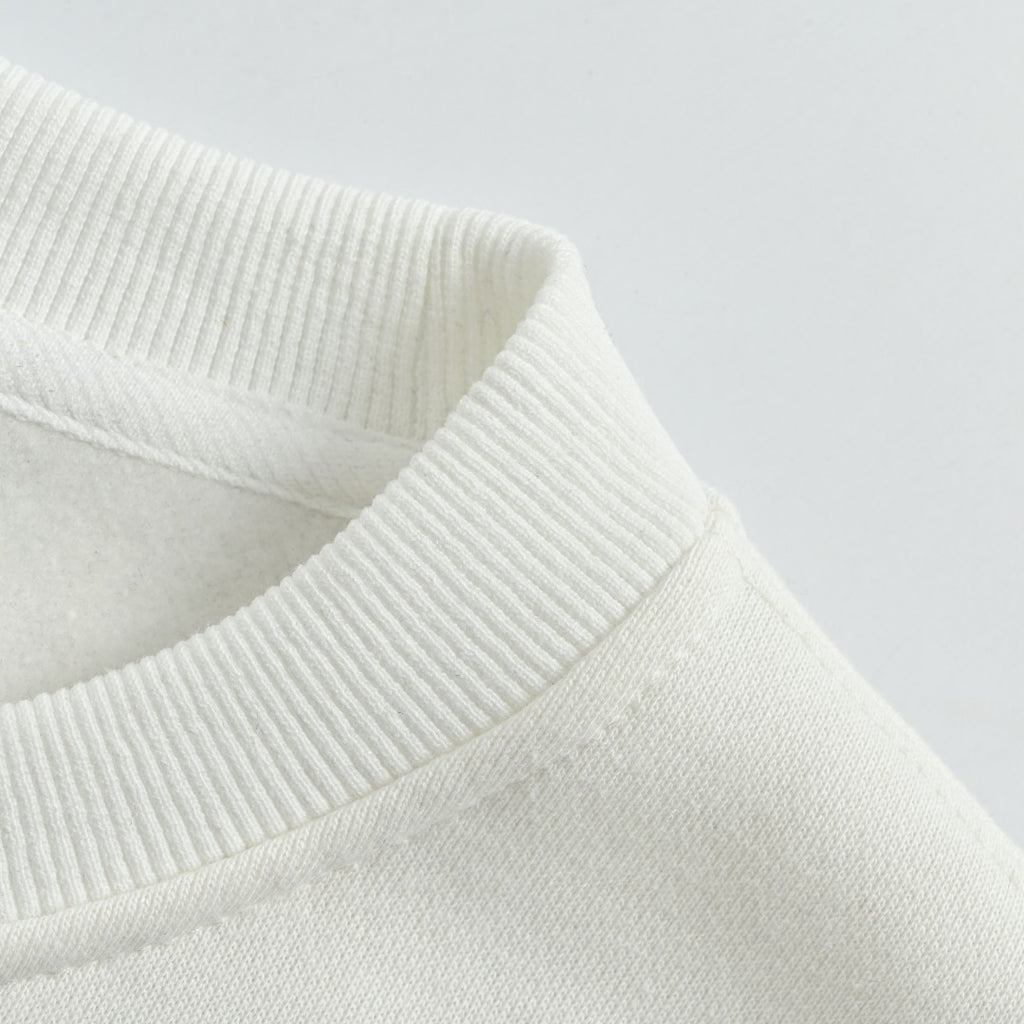 Moncler 25FW Triple Badge Crewneck Sweatshirt White
