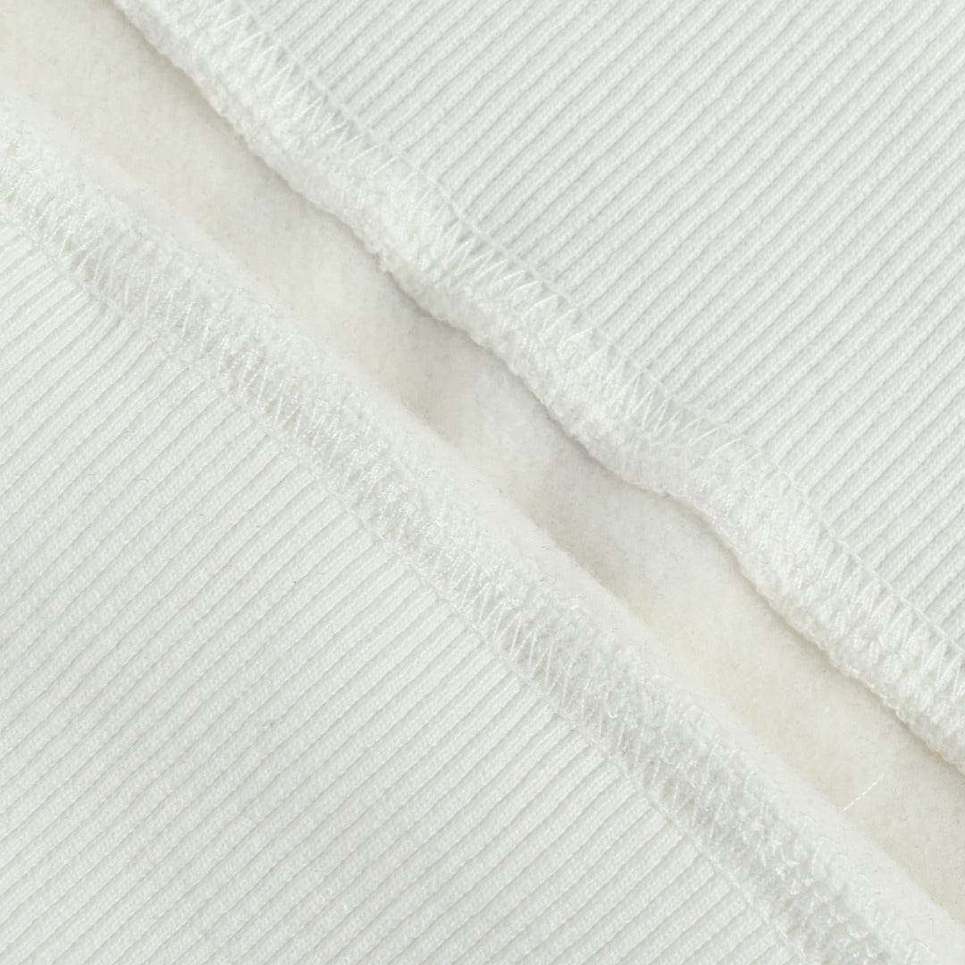 Moncler 25FW Triple Badge Crewneck Sweatshirt White