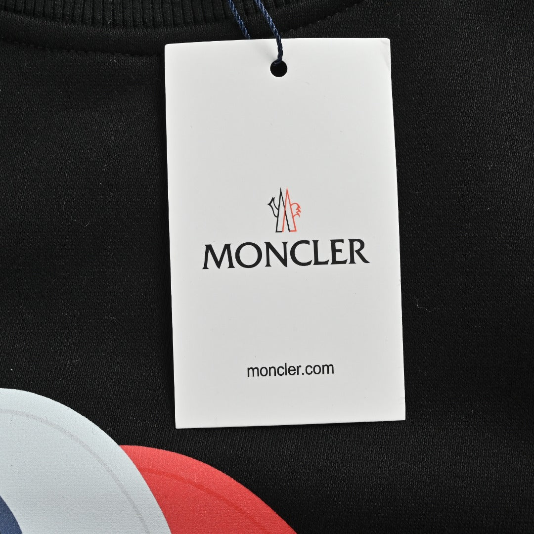 Moncler 25FW Triple Badge Crewneck Sweatshirt Black