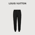 Louis Vuitton LV Logo Damier Pocket Zip Jogger Pants Black