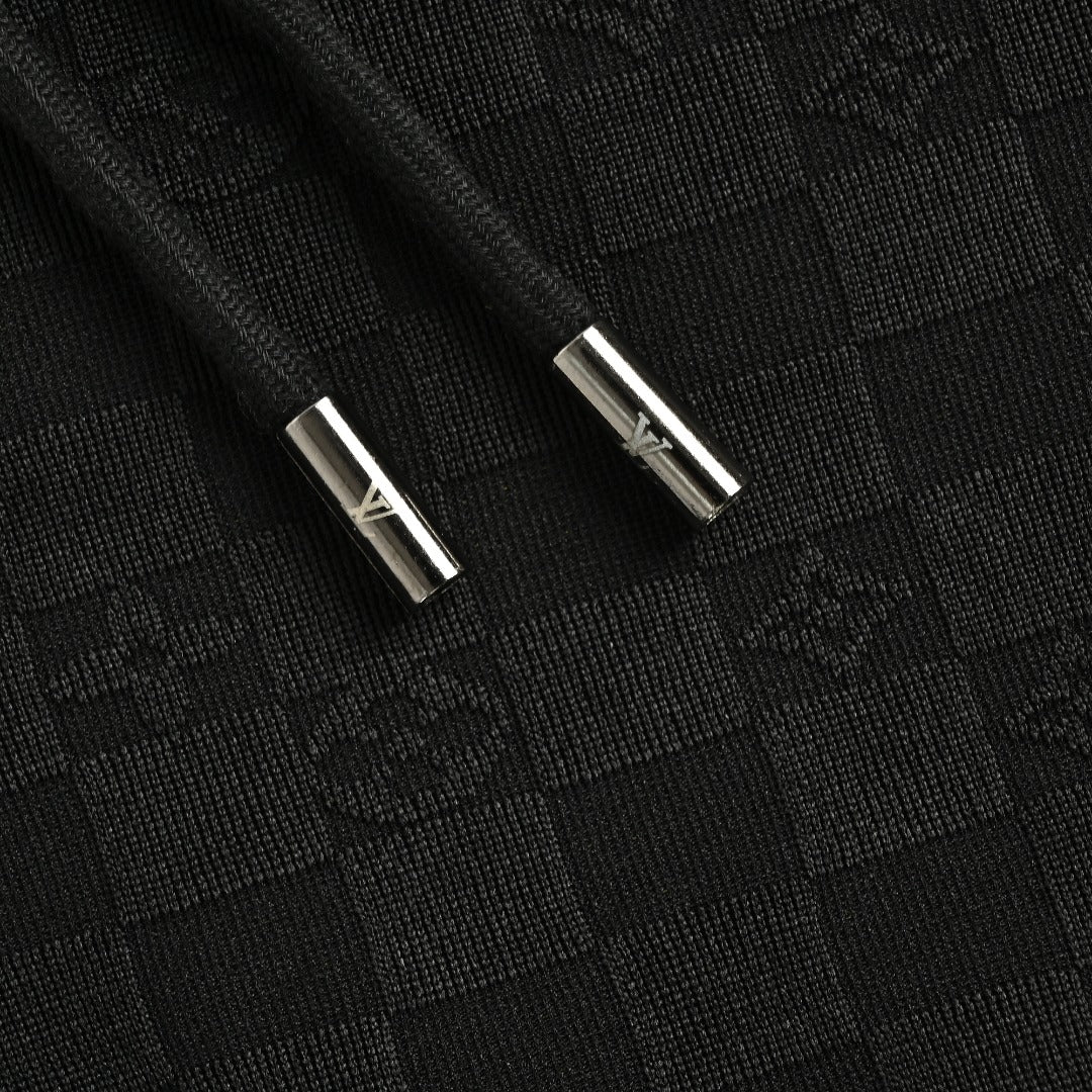 Louis Vuitton LV Logo Damier Pocket Zip Jogger Pants Black