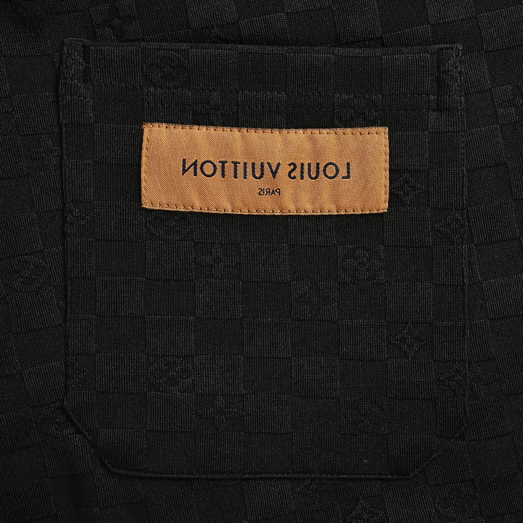 Louis Vuitton LV Logo Damier Pocket Zip Jogger Pants Black