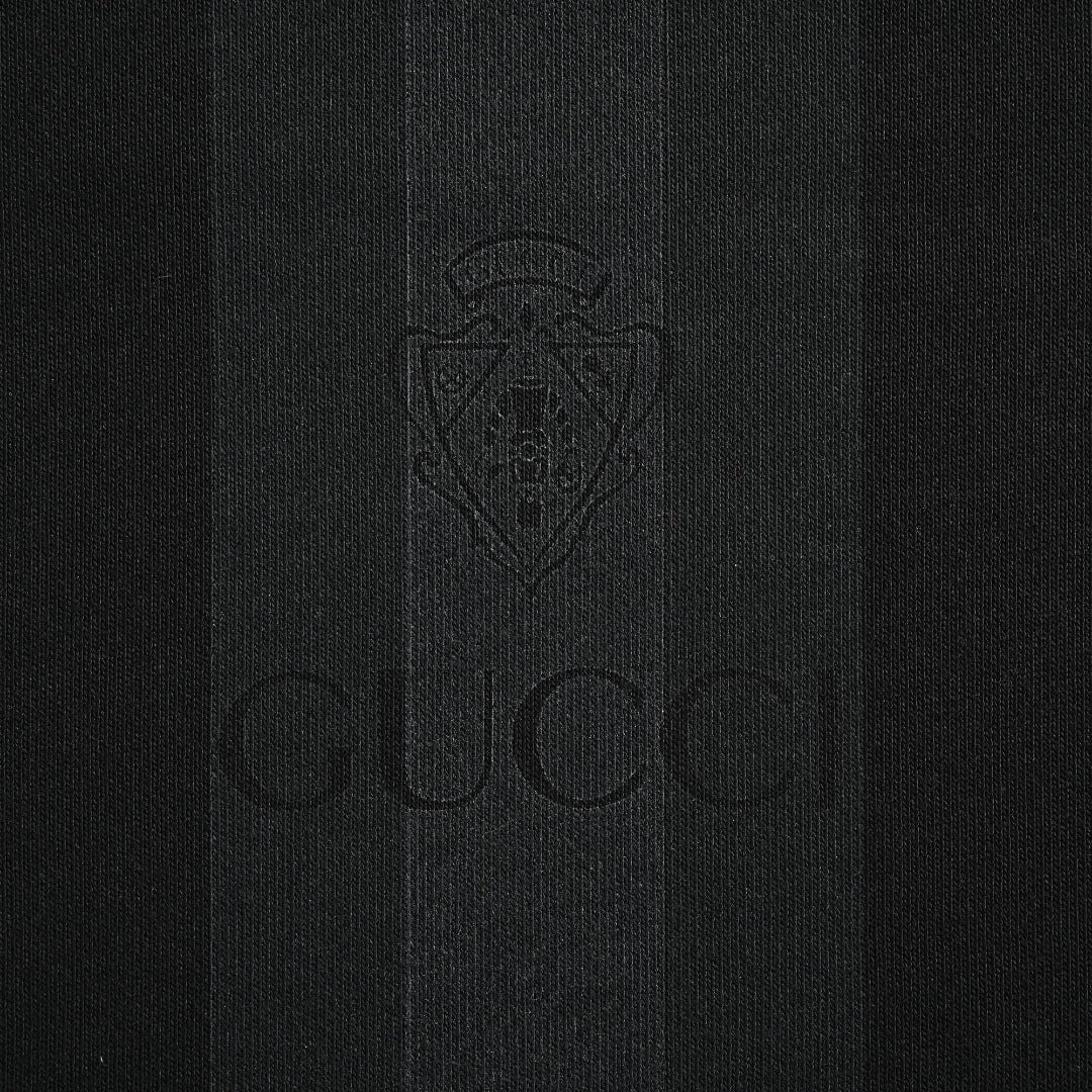 Gucci Front Web Stripe Hoodie Sweatshirt Black