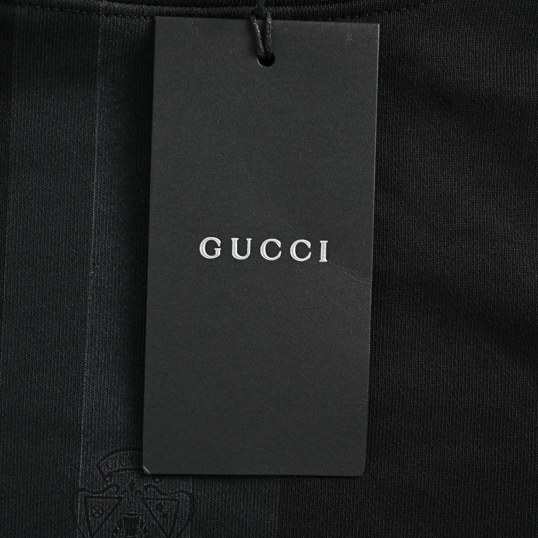 Gucci Front Web Stripe Hoodie Sweatshirt Black