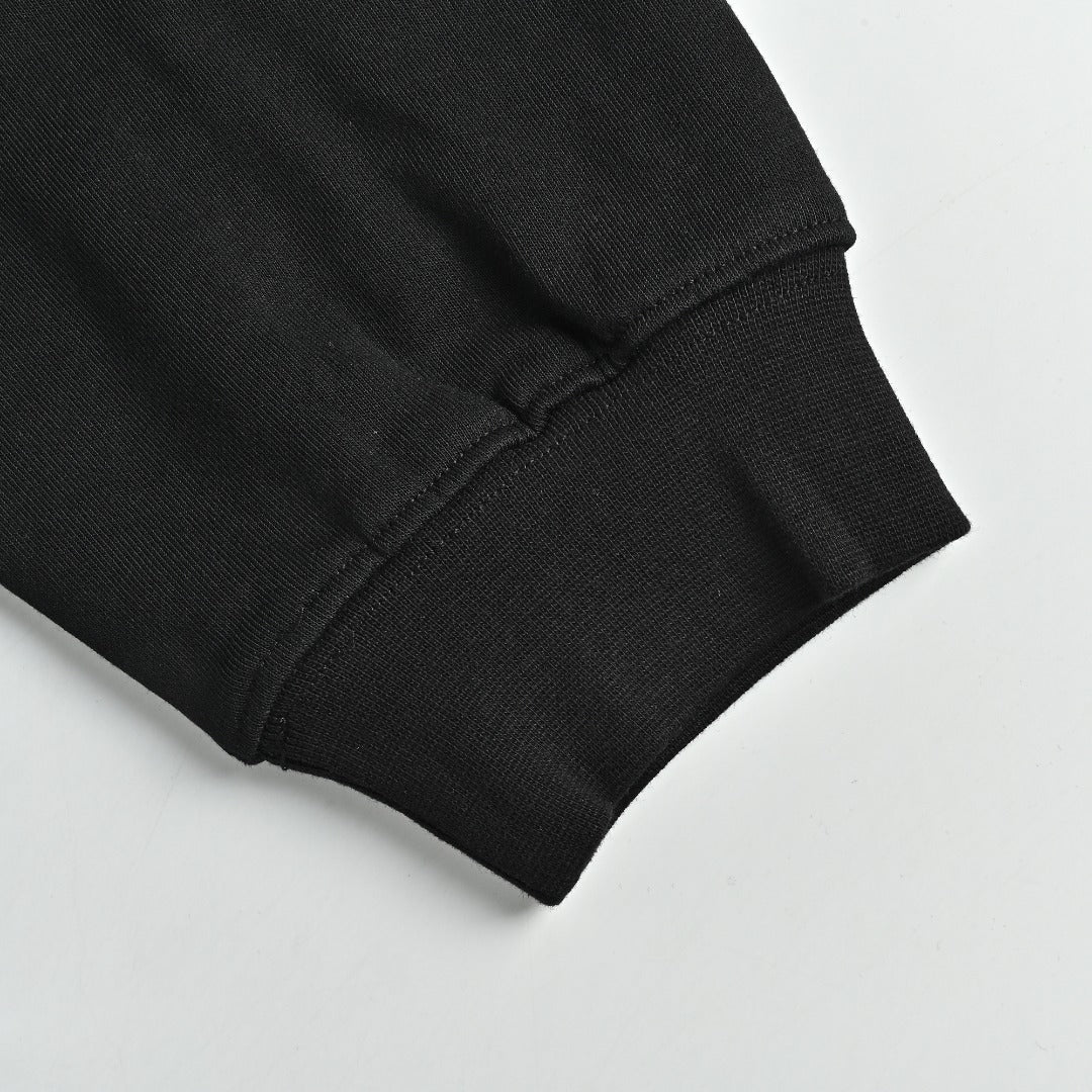 Gucci Front Web Stripe Hoodie Sweatshirt Black