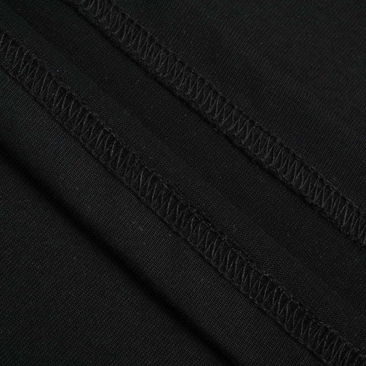 Louis Vuitton 26SS Front & Back Leather Letter Logo T-Shirt Black