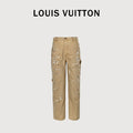 Louis Vuitton LV Splash Ink Graffiti Denim Cargo Pants
