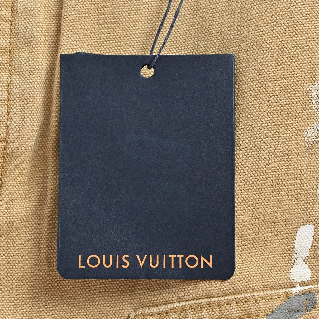 Louis Vuitton LV Splash Ink Graffiti Denim Cargo Pants