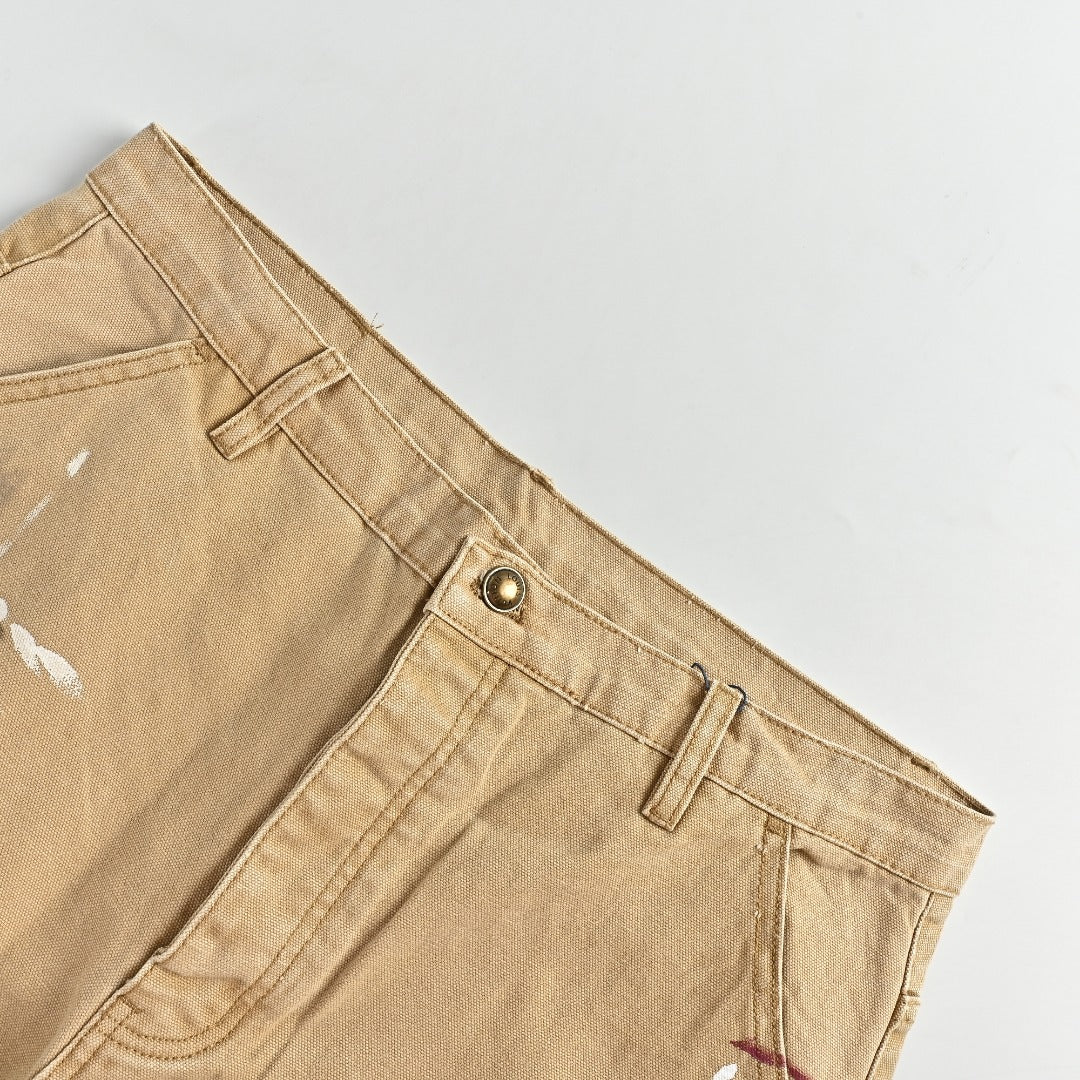 Louis Vuitton LV Splash Ink Graffiti Denim Cargo Pants