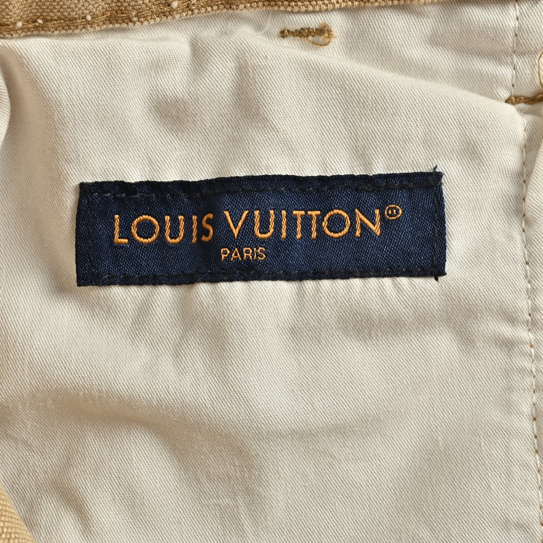 Louis Vuitton LV Splash Ink Graffiti Denim Cargo Pants