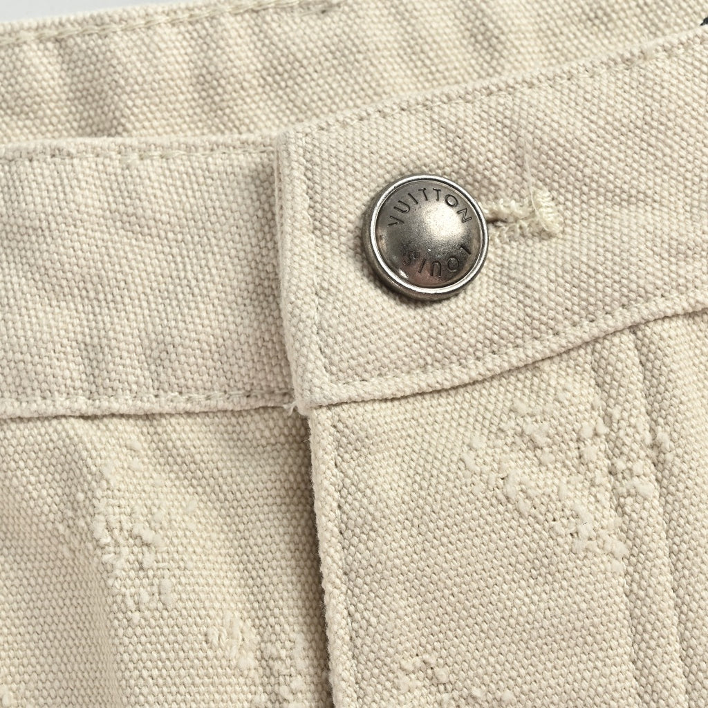 Louis Vuitton LV Monogram Needle-Punch Denim Skate Pants