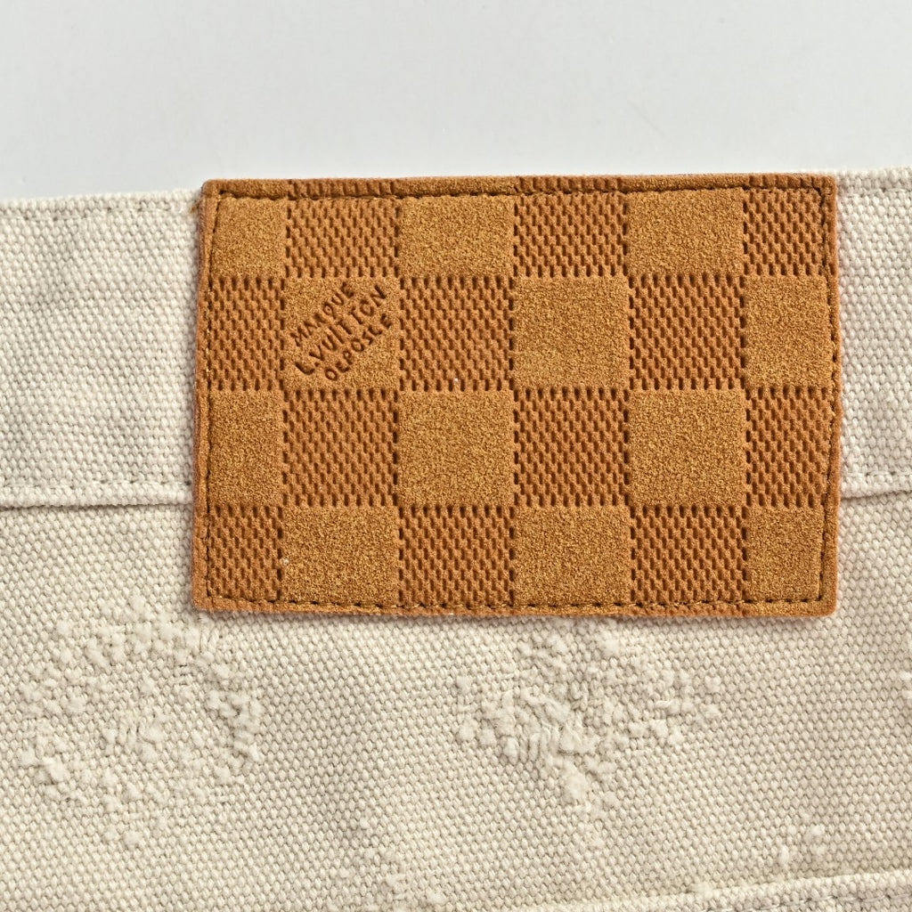 Louis Vuitton LV Monogram Needle-Punch Denim Skate Pants