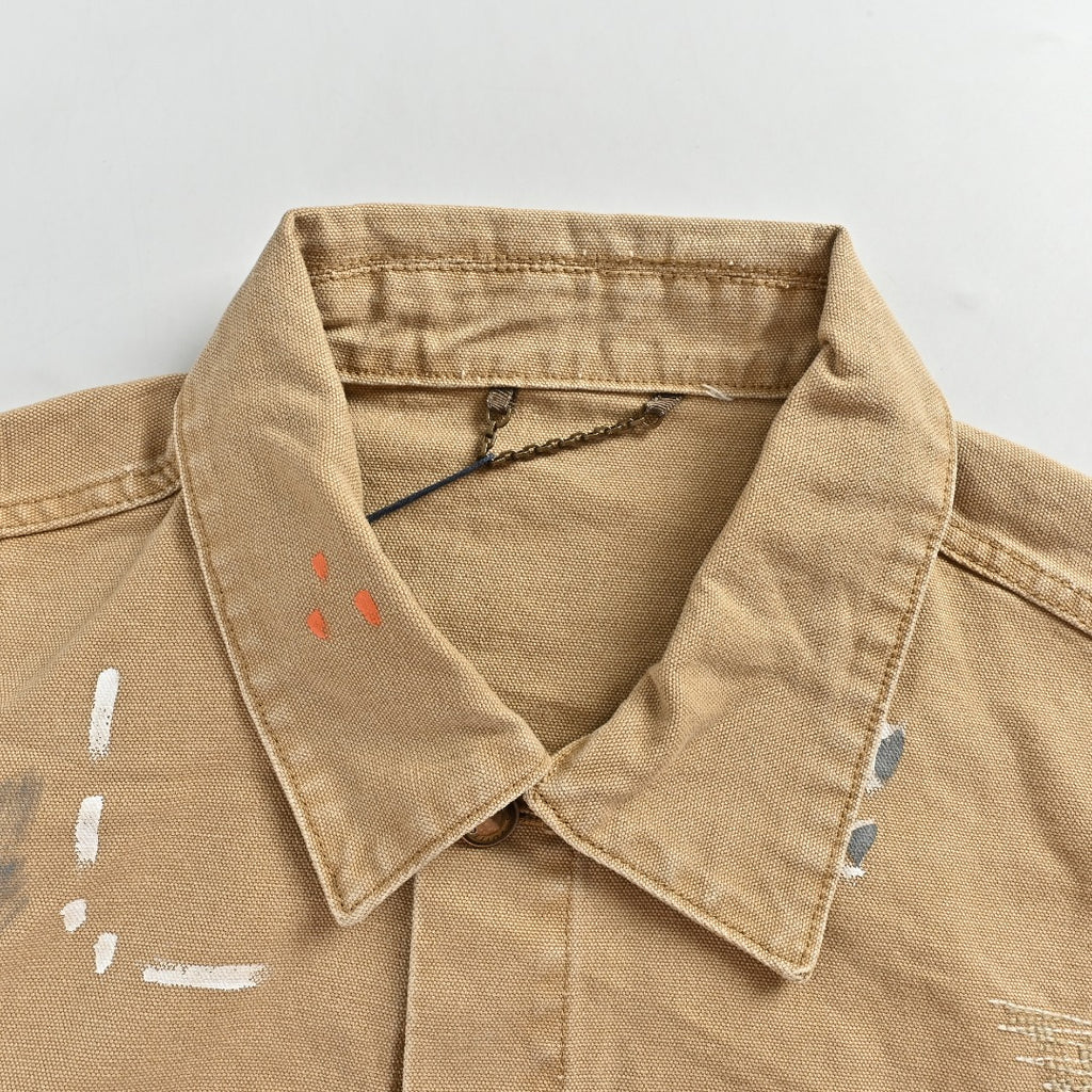 Louis Vuitton LV Splash Ink Graffiti Denim Jacket