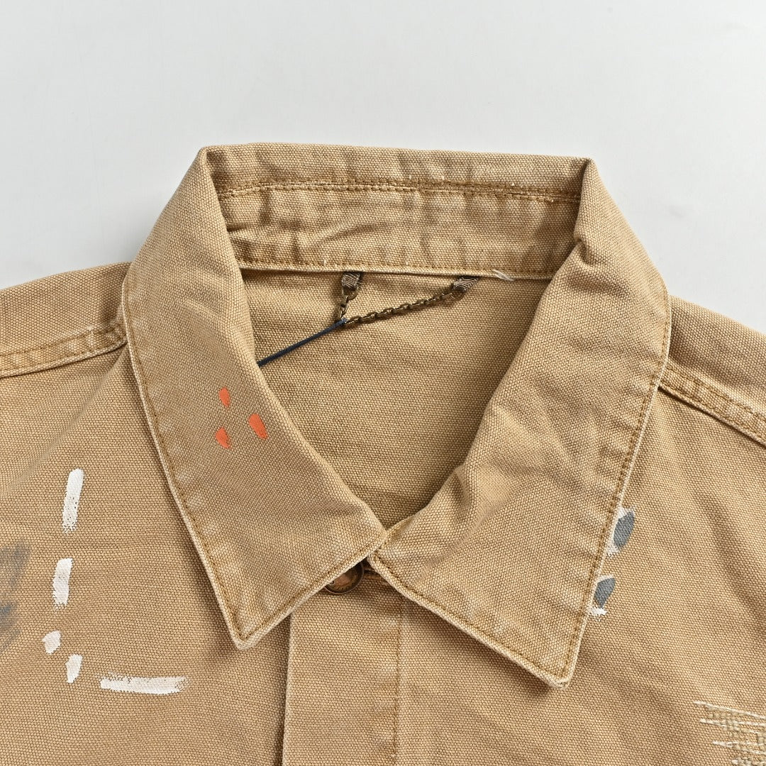 Louis Vuitton LV Splash Ink Graffiti Denim Jacket