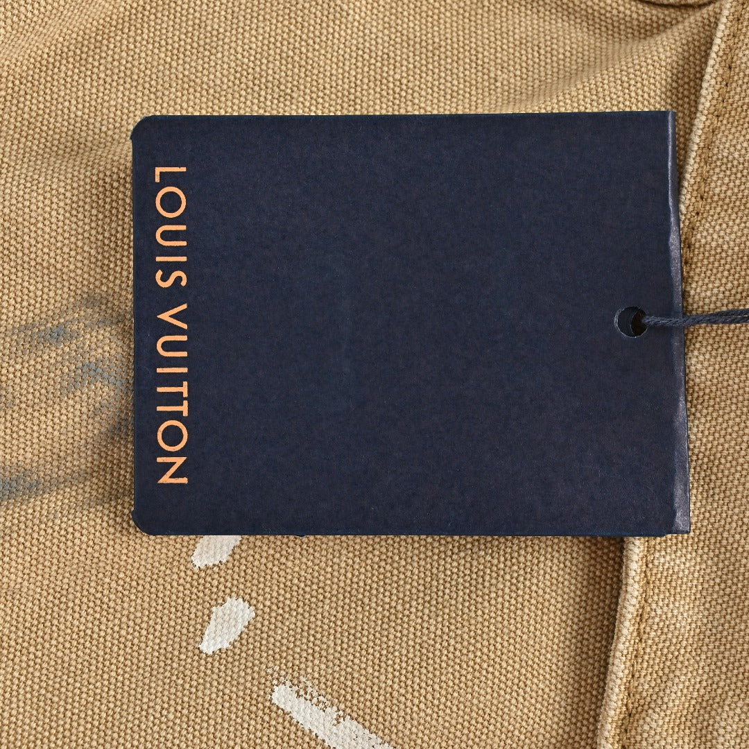 Louis Vuitton LV Splash Ink Graffiti Denim Jacket