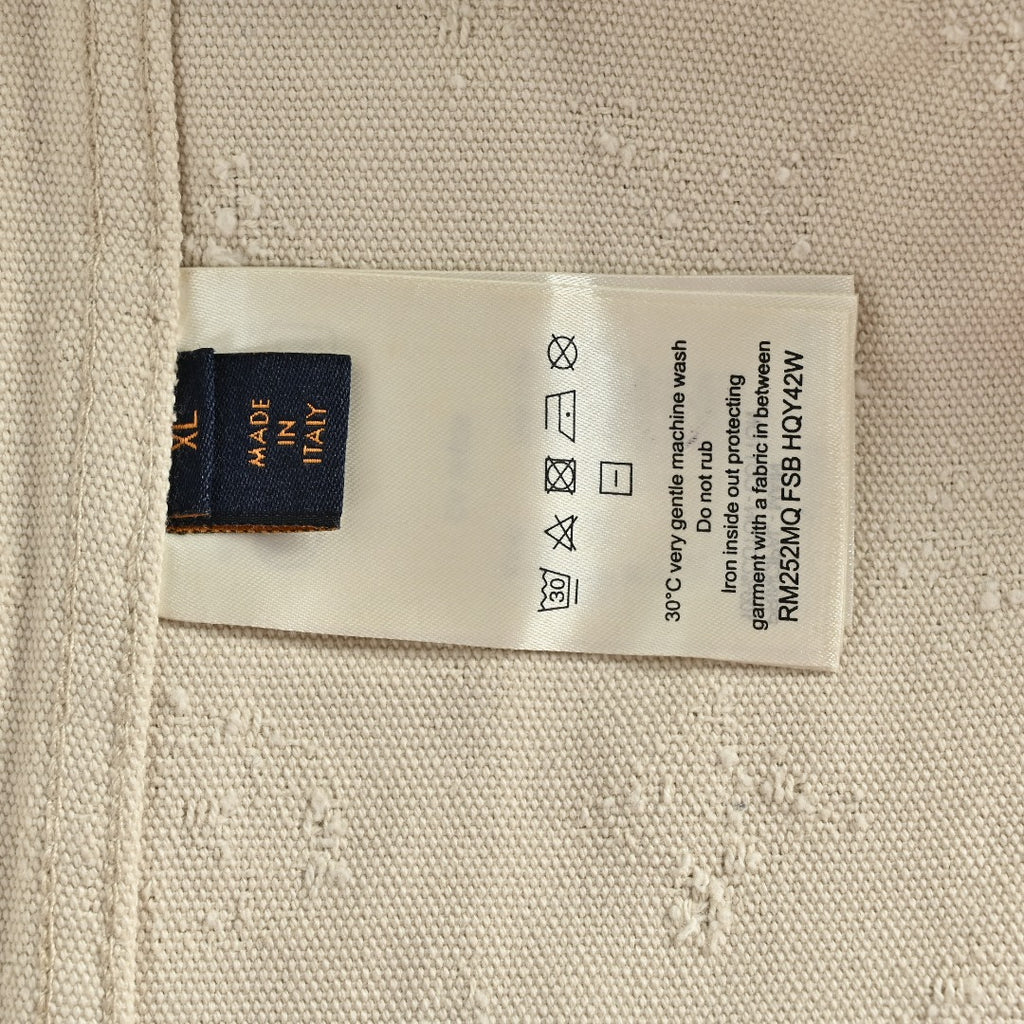 Louis Vuitton LV Monogram Needle-Punch Denim Shirt Jacket