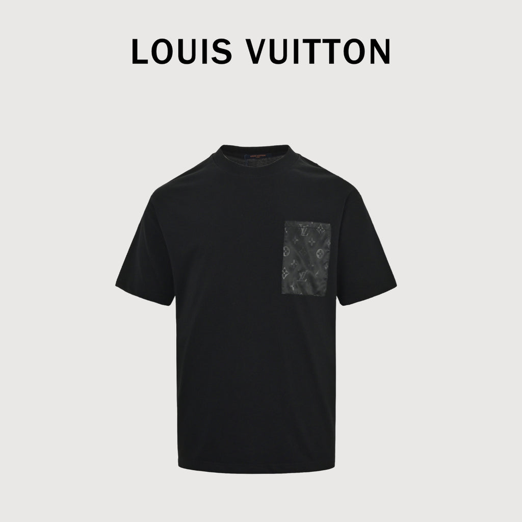 Louis Vuitton LV Shadow Monogram Chest Pocket Short Sleeve T-Shirt