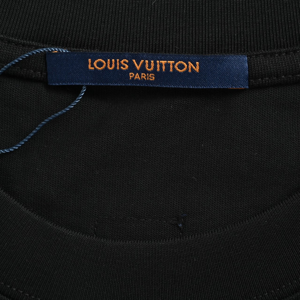 Louis Vuitton LV Shadow Monogram Chest Pocket Short Sleeve T-Shirt