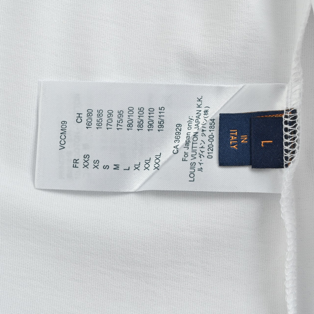 Louis Vuitton LV Shadow Monogram Chest Pocket Short Sleeve T-Shirt — White