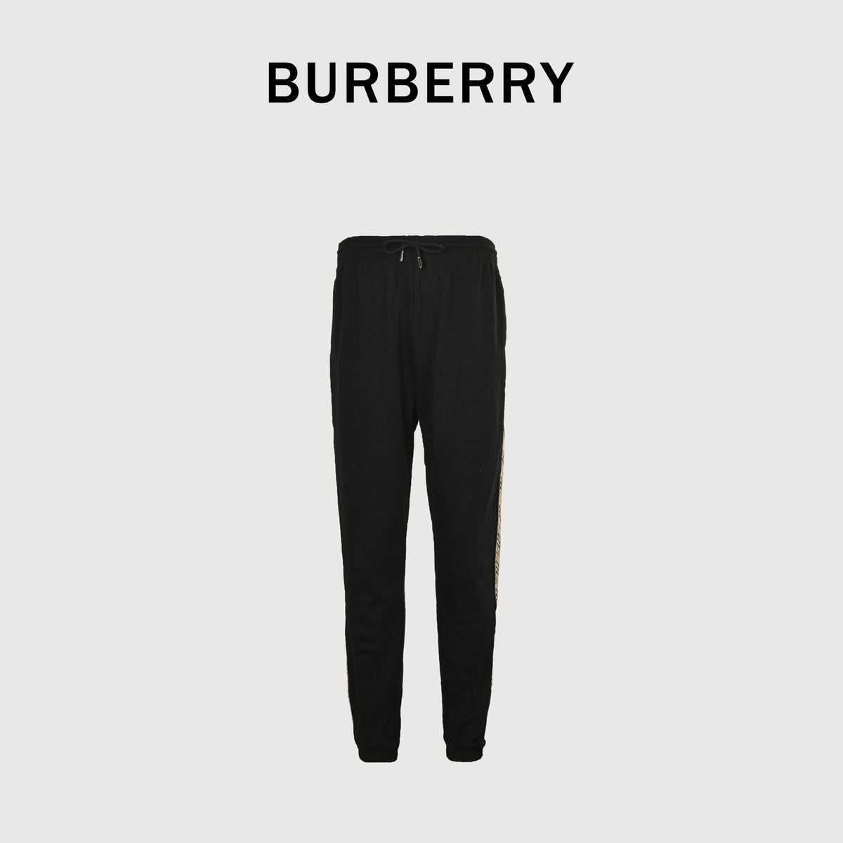 Burberry BBR Side Diamond Check Tape Track Pants