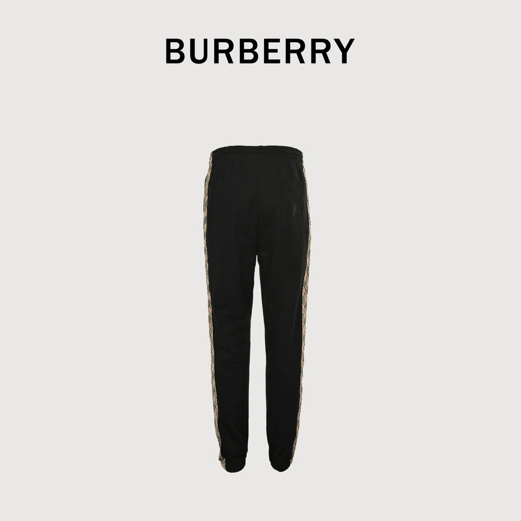 Burberry BBR Side Diamond Check Tape Track Pants