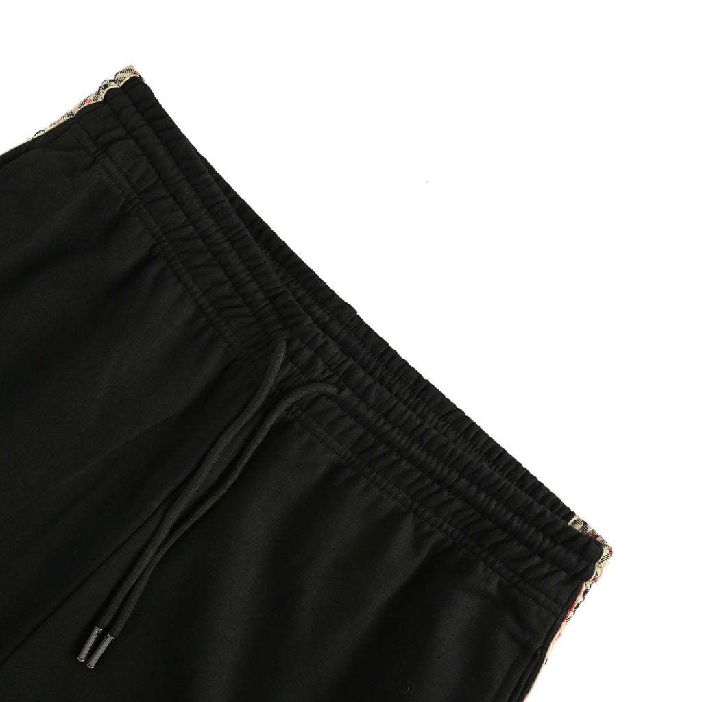Burberry BBR Side Diamond Check Tape Track Pants