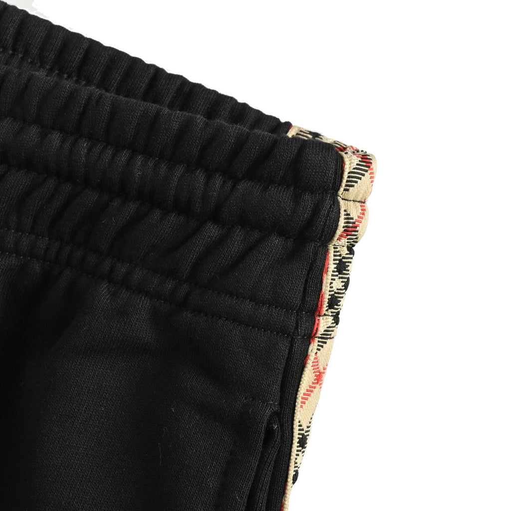 Burberry BBR Side Diamond Check Tape Track Pants