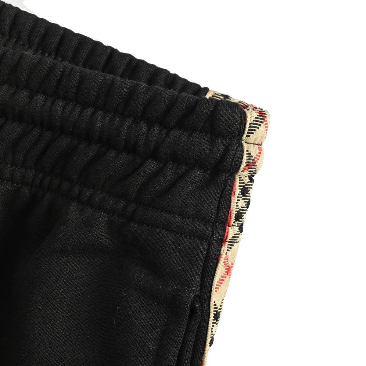 Burberry BBR Side Diamond Check Tape Track Pants