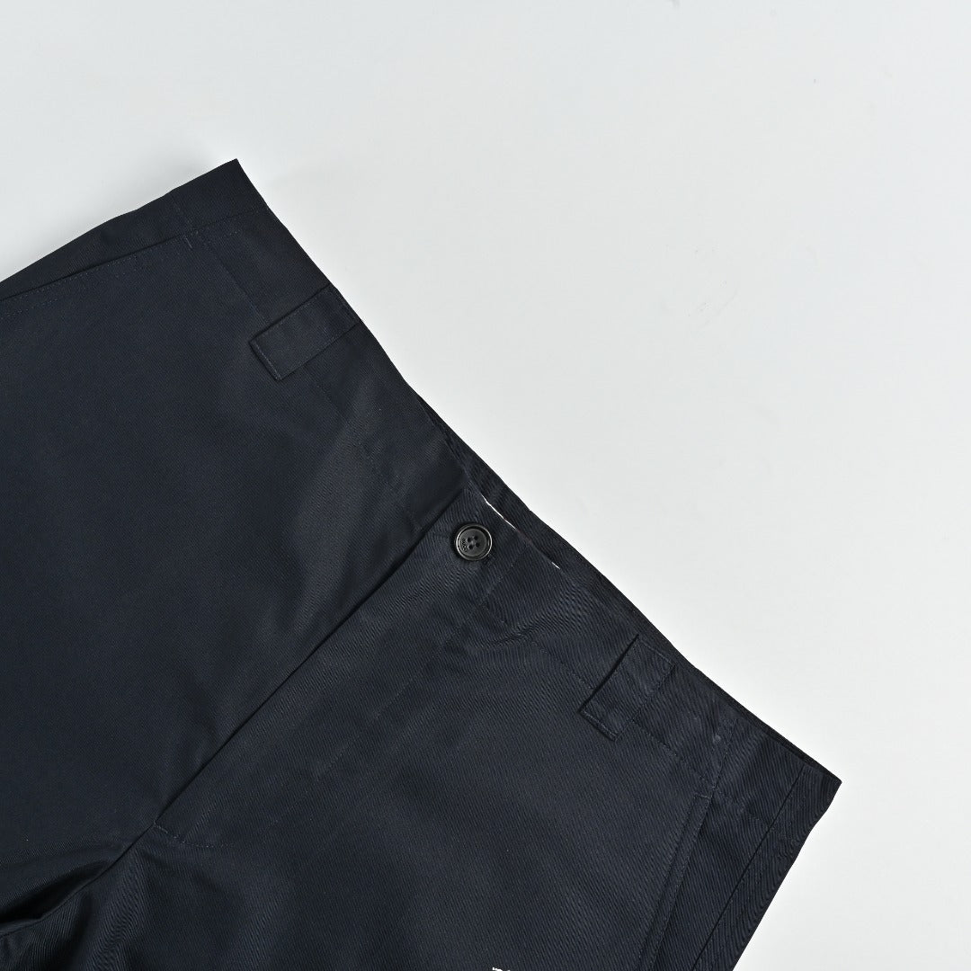 Gucci GUC Monogram Script Print Diagonal Twill Trousers