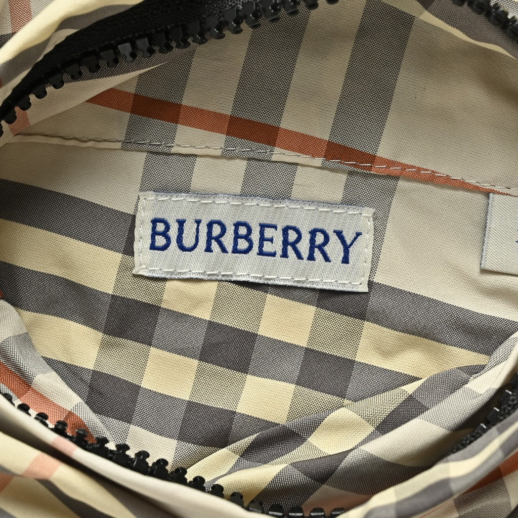 Burberry BBR Vintage Check Reversible Hooded Zip-Up Jacket