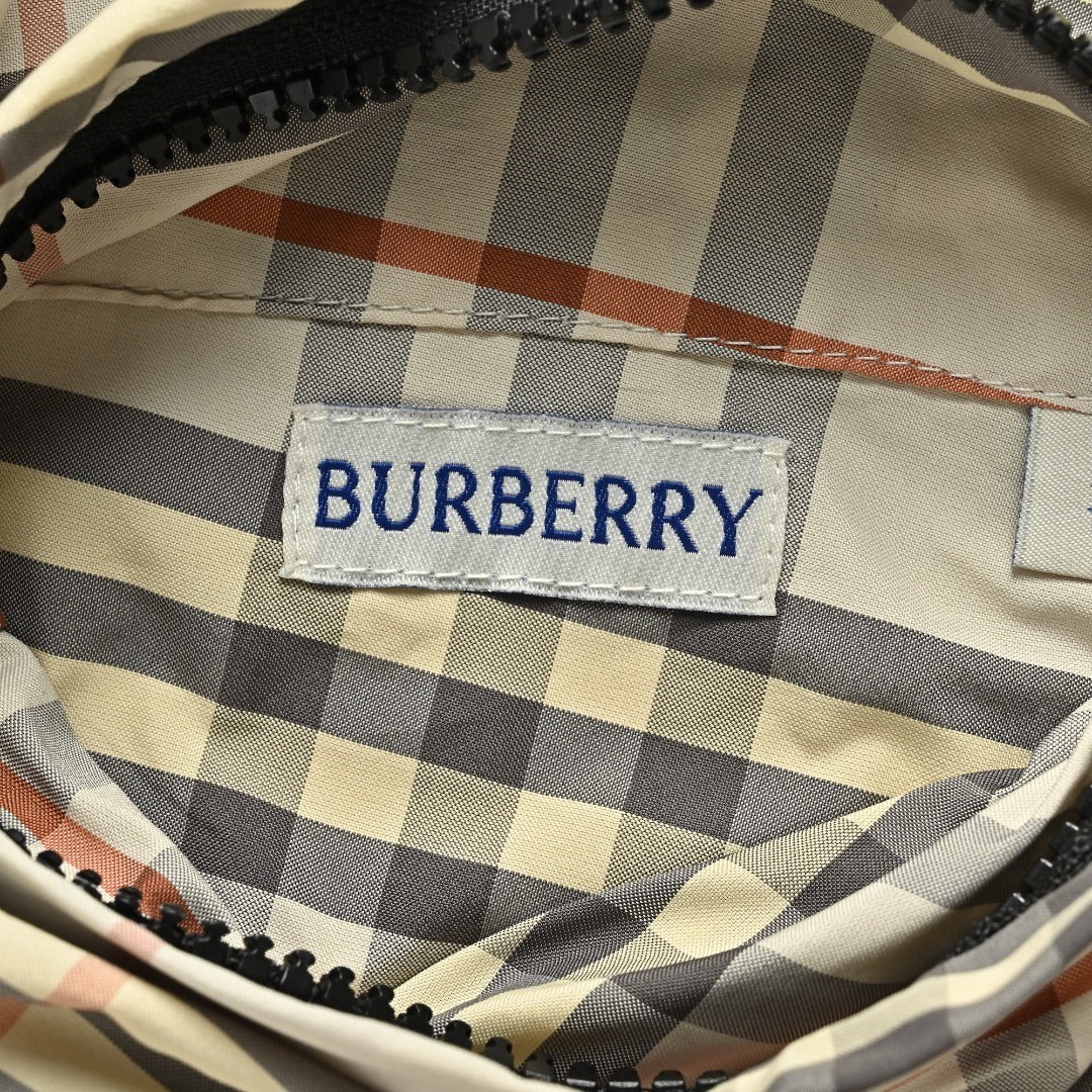 Burberry BBR Vintage Check Reversible Hooded Zip-Up Jacket