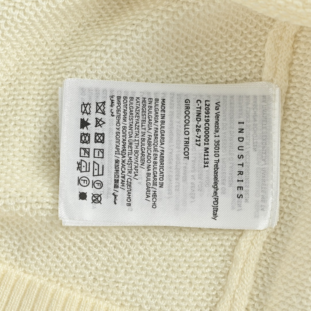 Moncler MC Sleeve Zip Pocket Two-Tone Crew Neck Sweatshirt
